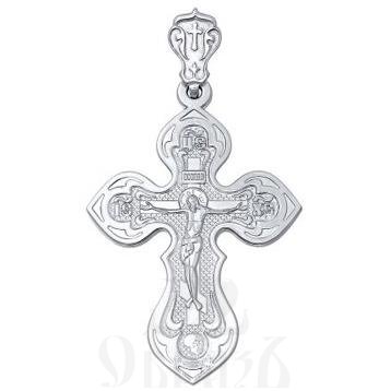 серебряный крест с молитвой «спаси и сохрани» (sokolov 94120050), 925 проба